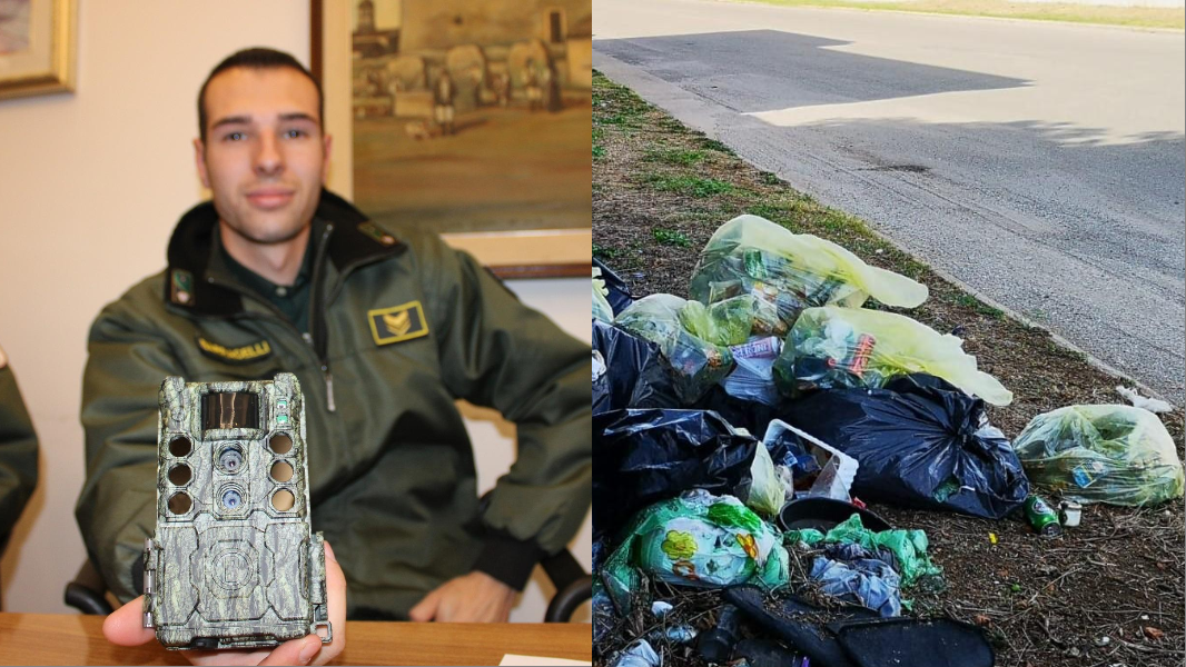 Rifiuti gettati per strada, arrivano le foto-trappole