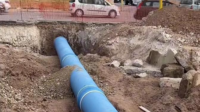 Si rompe una condotta a Ottava, rubinetti a secco