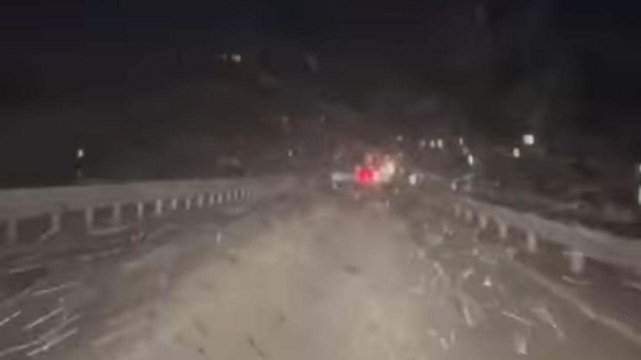 Uno screenshot dal video postato sul gruppo "Orbetello com’è e come lo vorremmo"