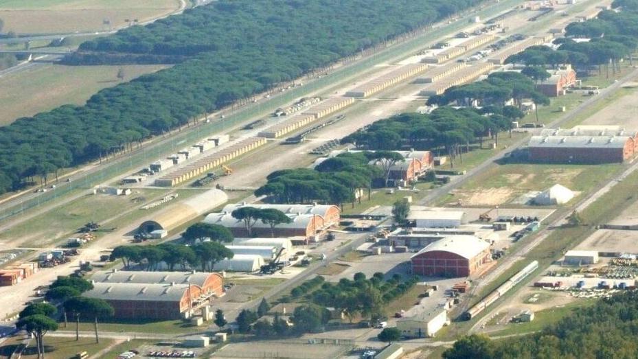 Una veduta di Camp Darby