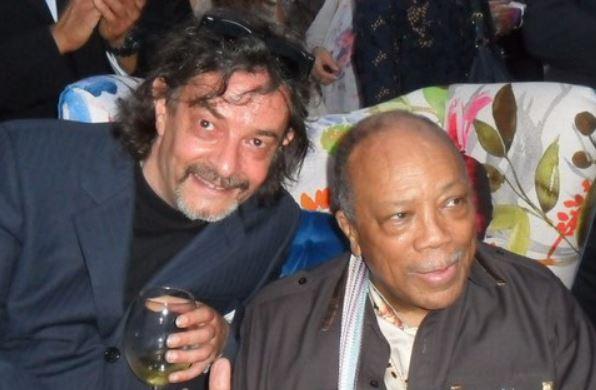 
	Pape Gurioli con Quincy Jones

