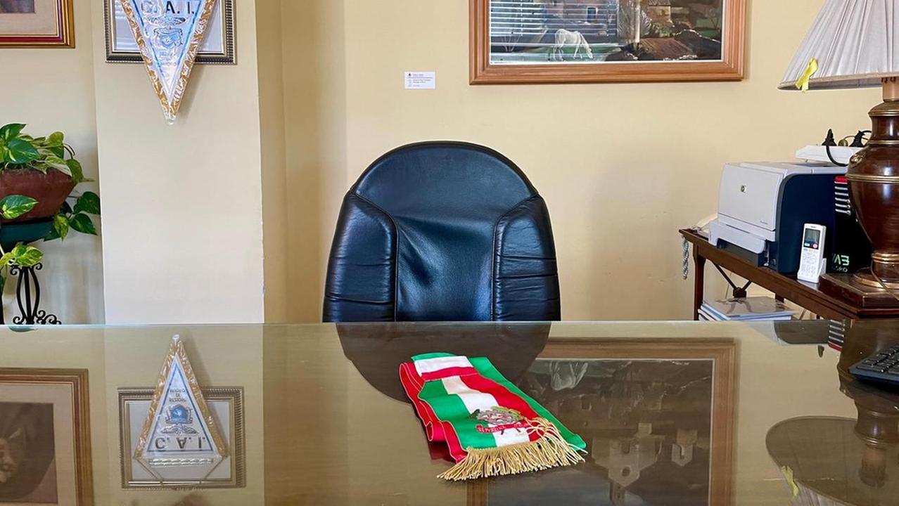 L'ufficio del sindaco di Nuoro