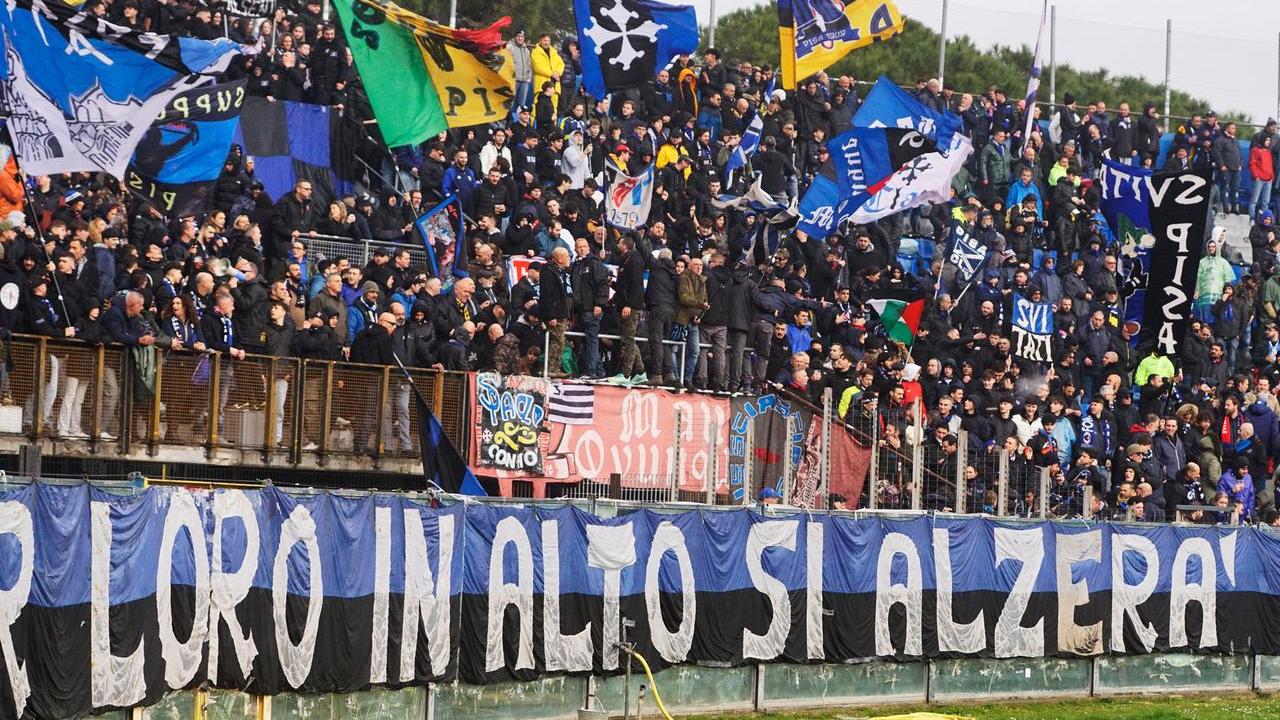 La curva nord del Pisa