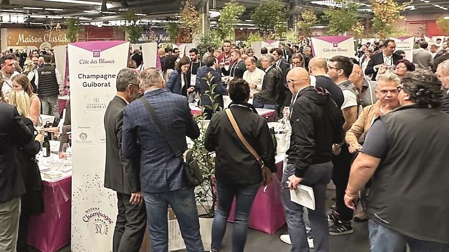 Un momento di Champagne Experience a Modena Fiere