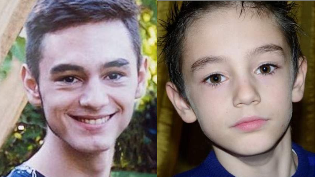 Mirko Farci è stato ucciso l'11 maggio del 2021. A destra una foto da bambino