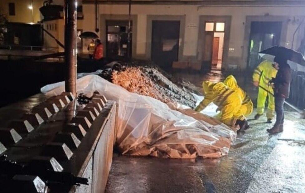 L'intervento a Sesto Fiorentino (dalla pagina Facebook di Eugenio Giani)