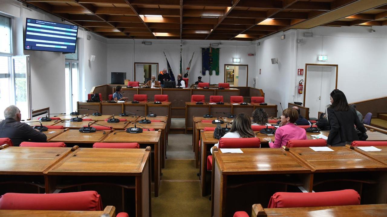 L'aula consiliare del Comune di Nuoro