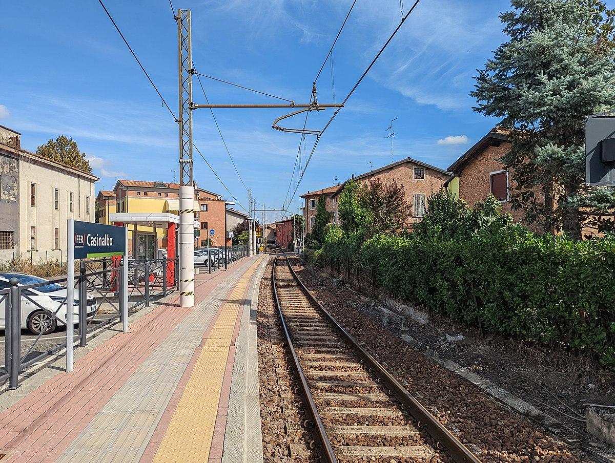 
	Il treno&nbsp;&egrave; stato&nbsp;fermato nei pressi&nbsp;della&nbsp;stazione&nbsp;di Casinalbo

