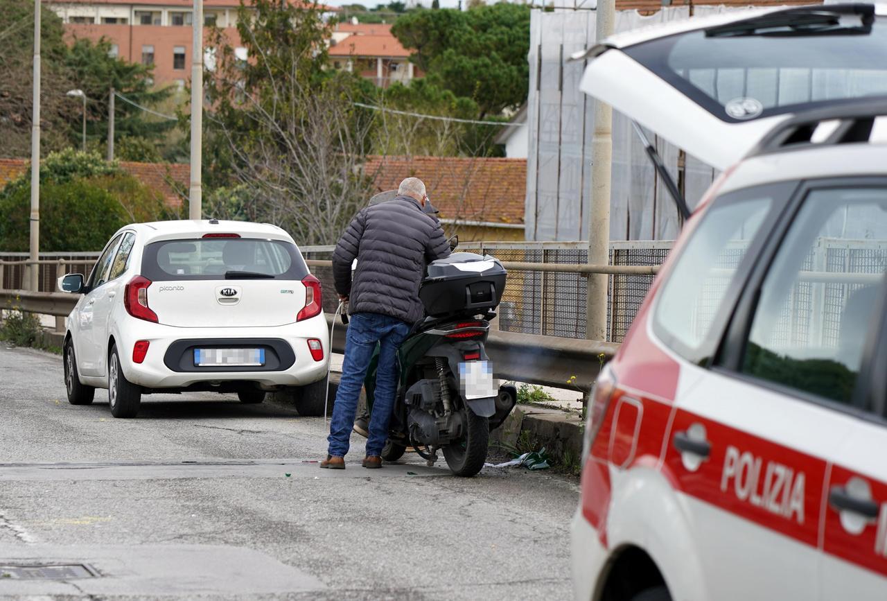 
	Il luogo dell'incidente (Foto Stick)

