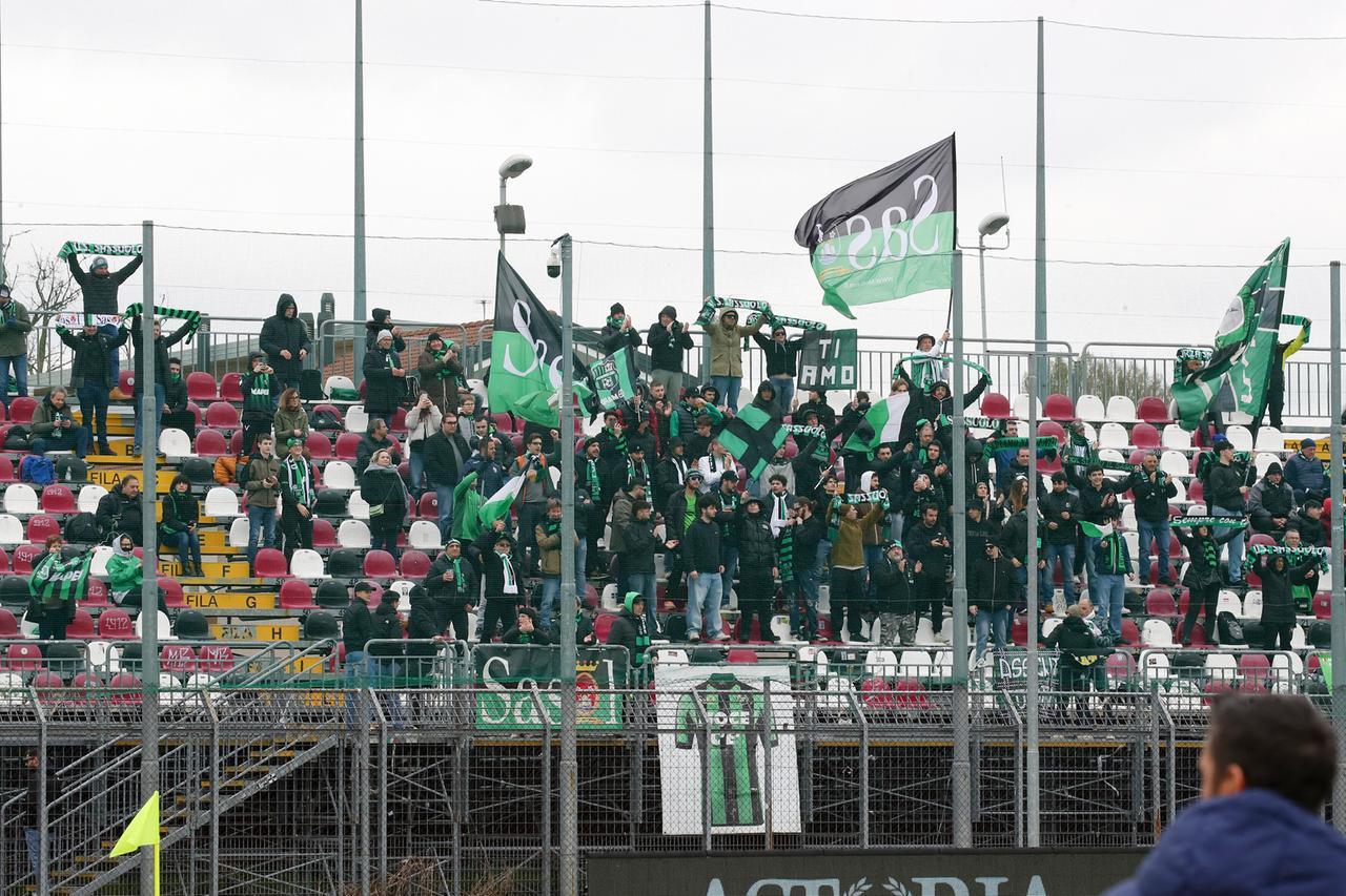 
	I tifosi neroverdi al Tombolato

