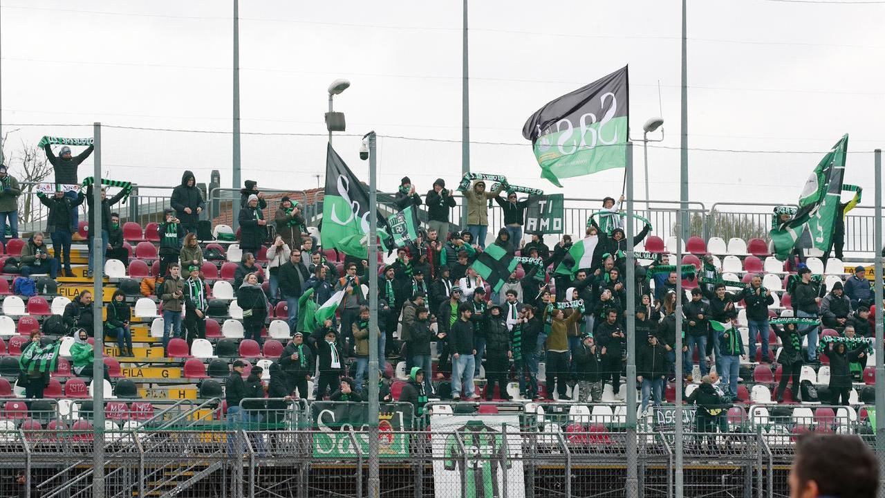 I tifosi neroverdi al Tombolato