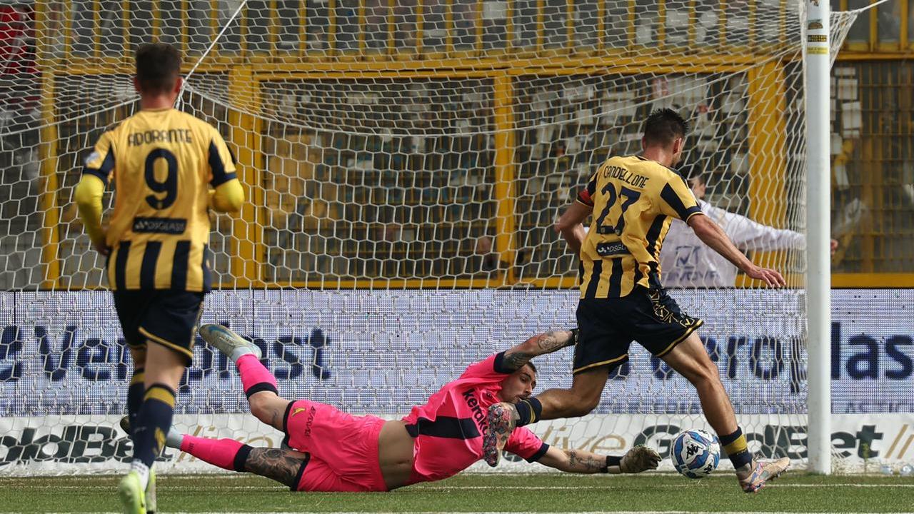 Il gol della Juve Stabia