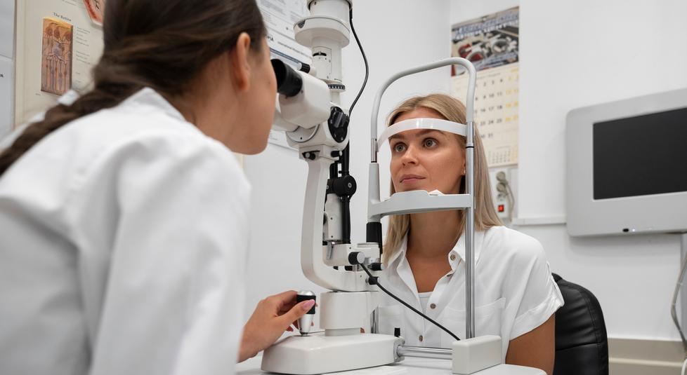 
	Una visita oculistica (foto Freepik)

