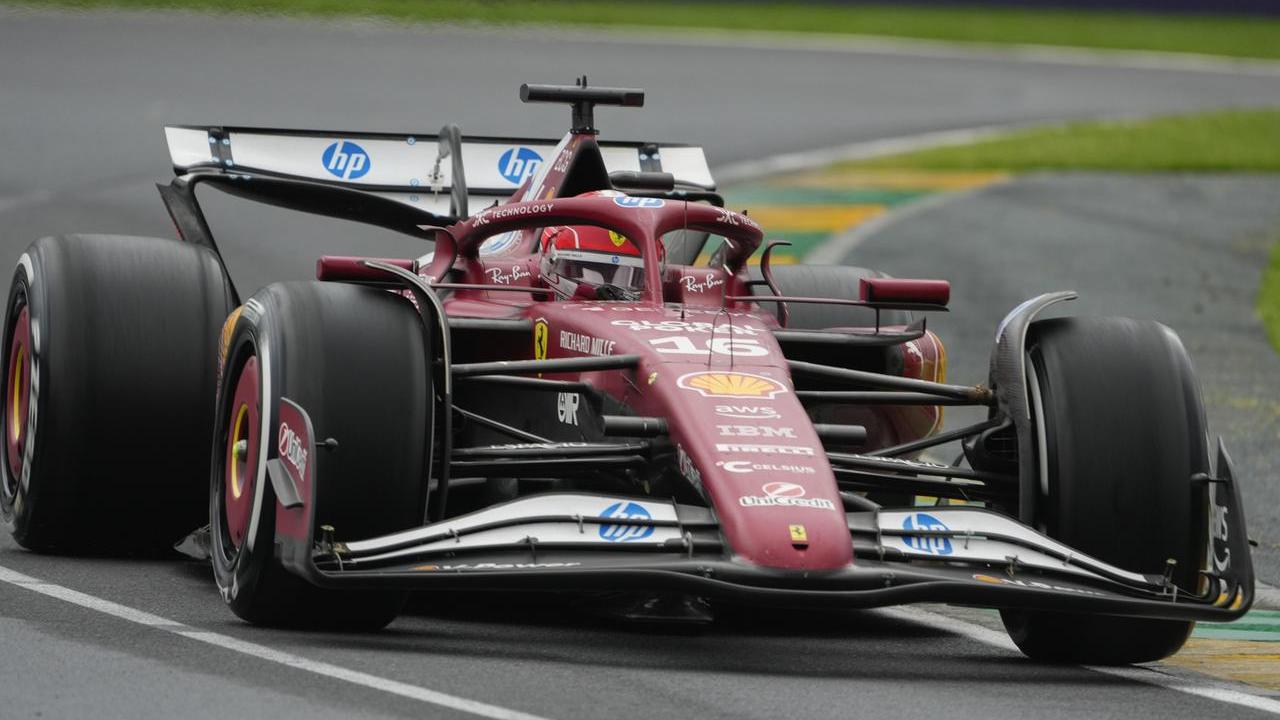 Leclerc nel Gp d'Australia