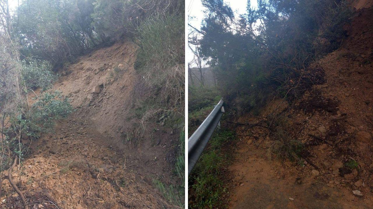 Frana a Fosdinovo, isolata completamente una frazione: evacuati in 15