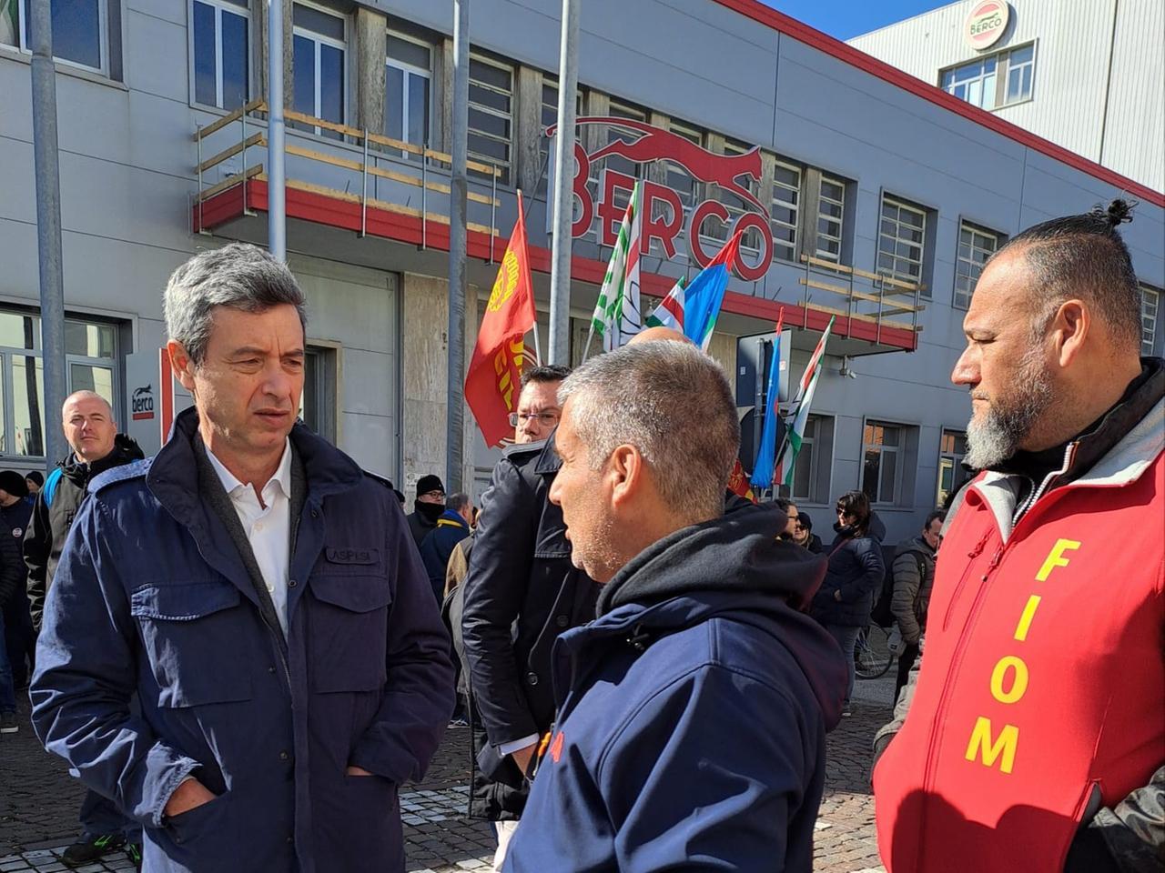 Orlando (Pd) alla Berco di Copparo: il Governo sia più incisivo