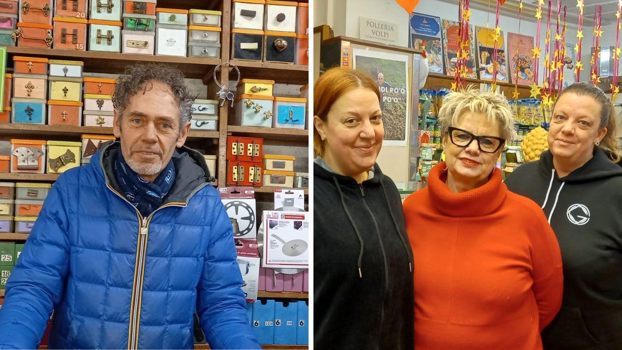 Fabrizio Marlia, a sx le sorella Caterina e Valentina Volpi con la mamma Cinzia al centro