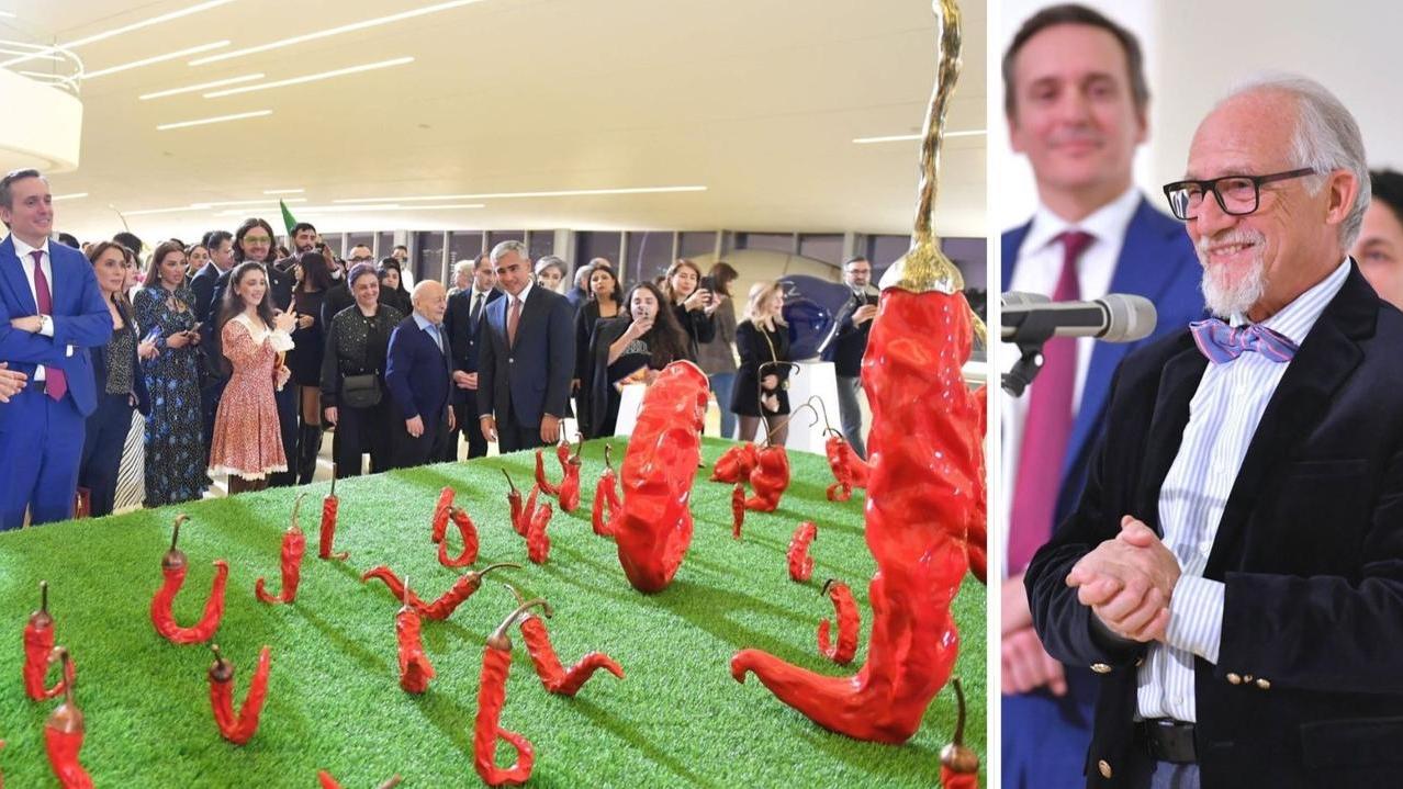 Le opere di Giuseppe Carta in mostra a Baku, capitale dell’Azerbaigian