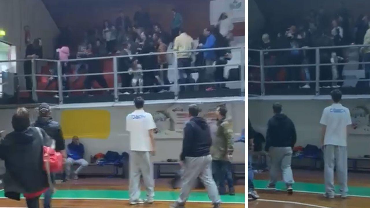 
	Alcuni momenti del parapiglia

