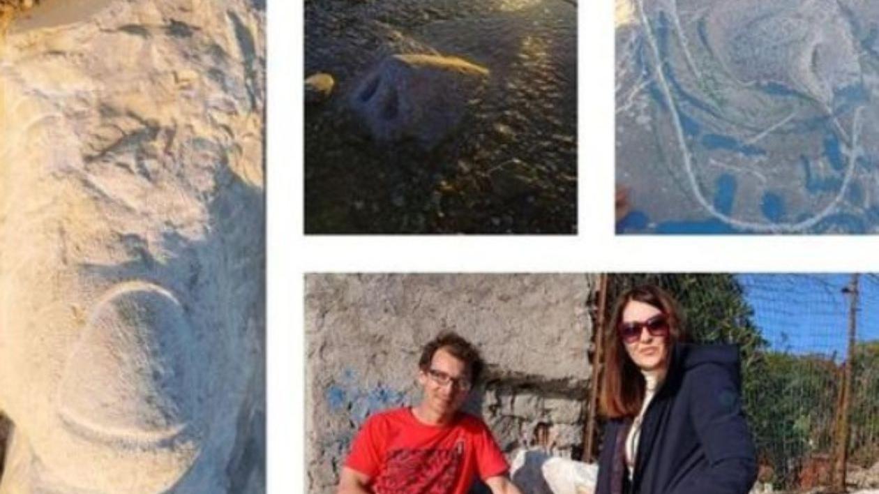 Alla spiaggia del Sale di Livorno i cinque sensi come opere scolpite sulle rocce