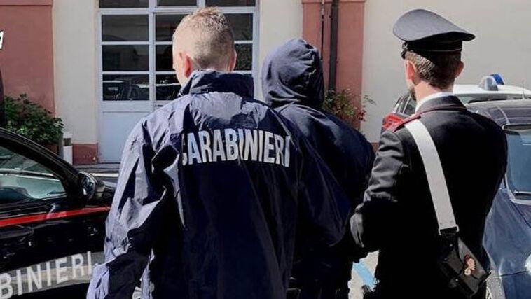 Un arresto dei carabinieri