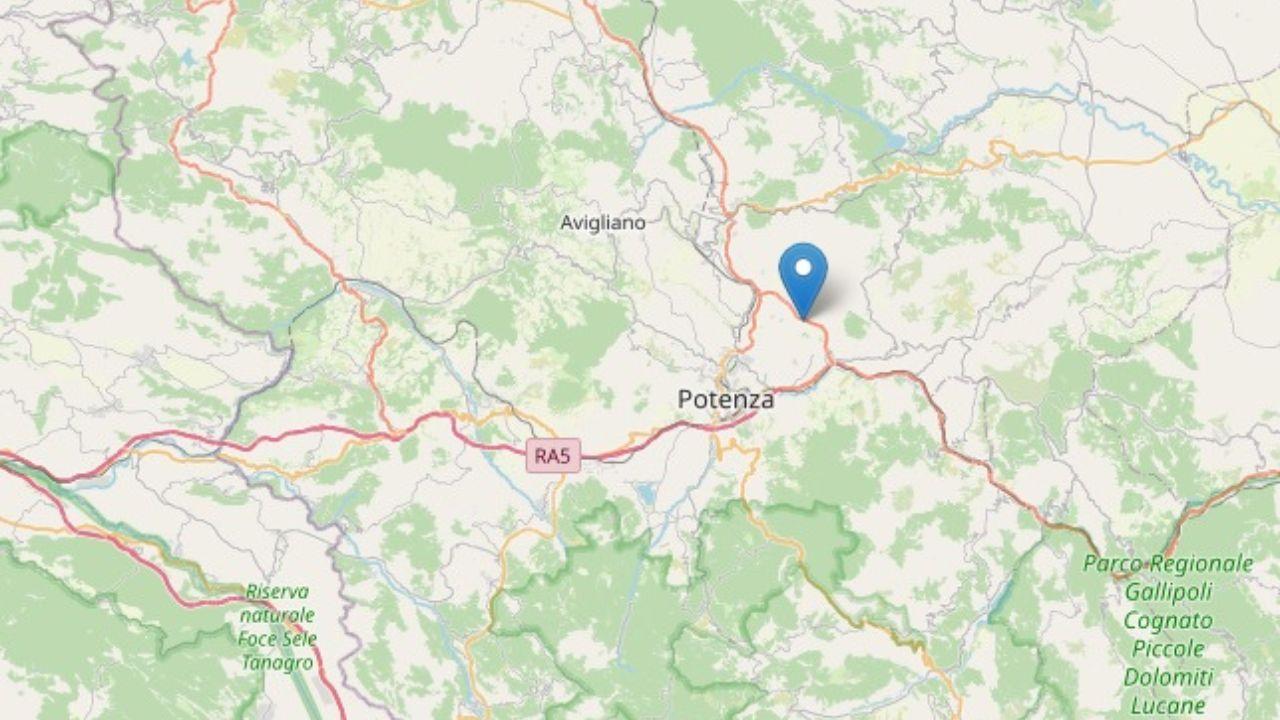 L'epicentro (da Ingv)