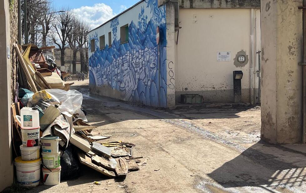Il Museo della Ceramica con i segni dell’alluvione