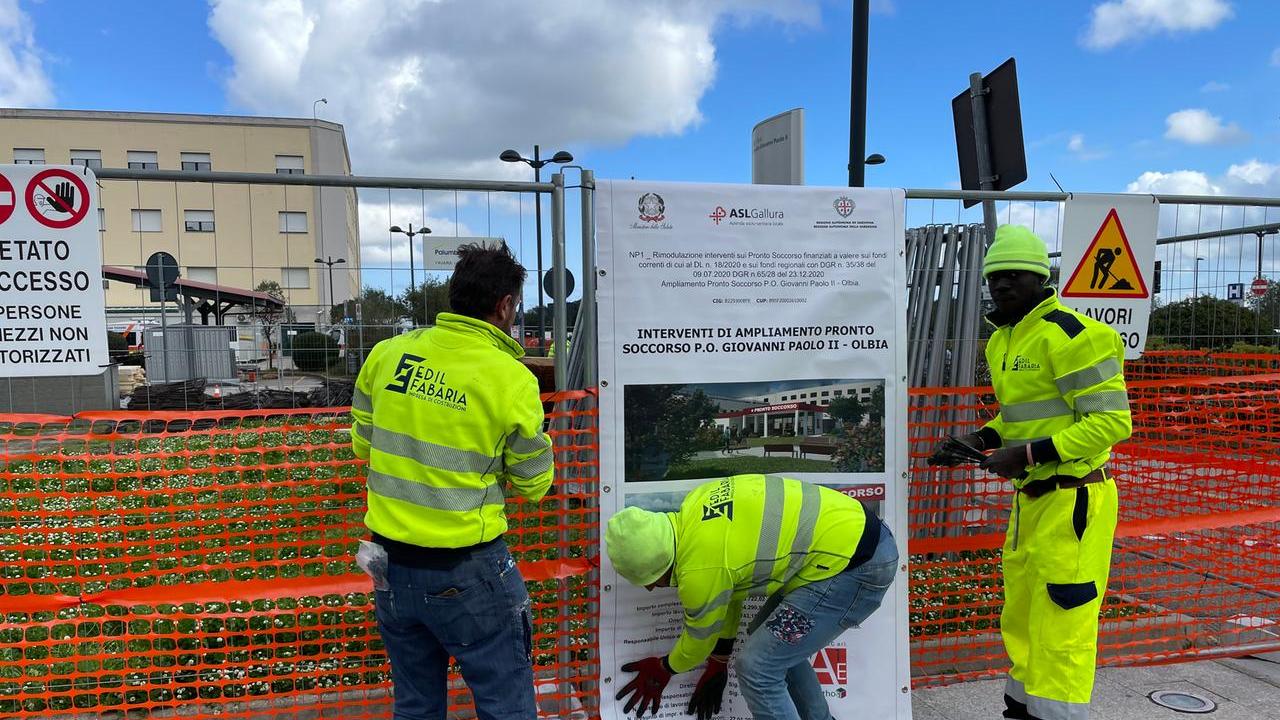 Olbia, via ai lavori di ampliamento del pronto soccorso
