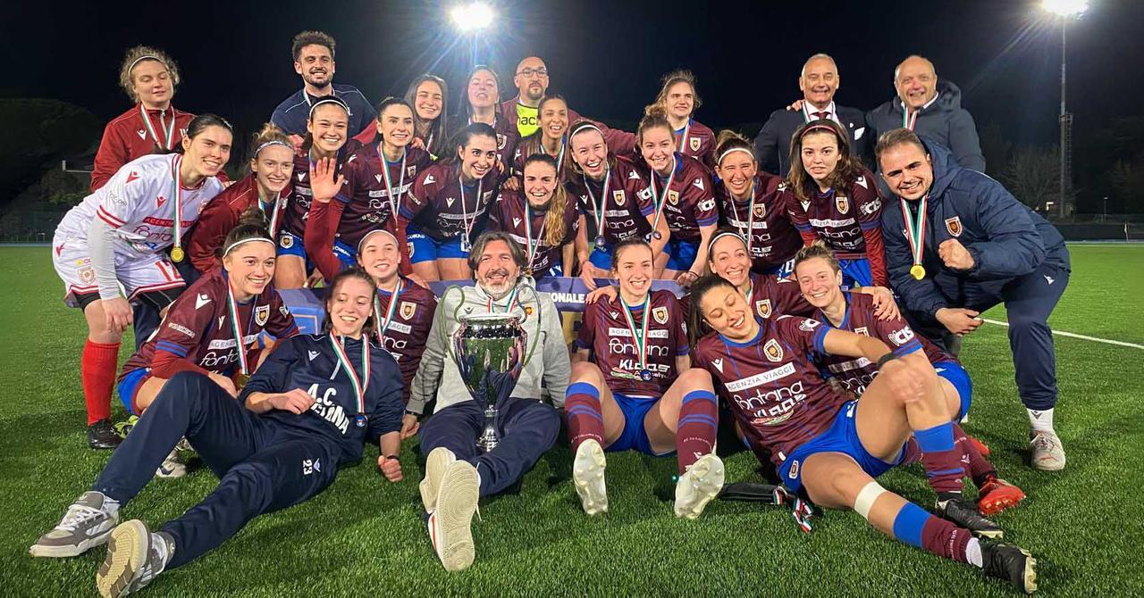 La Reggiana Femminile solleva la Coppa Emilia di Eccellenza