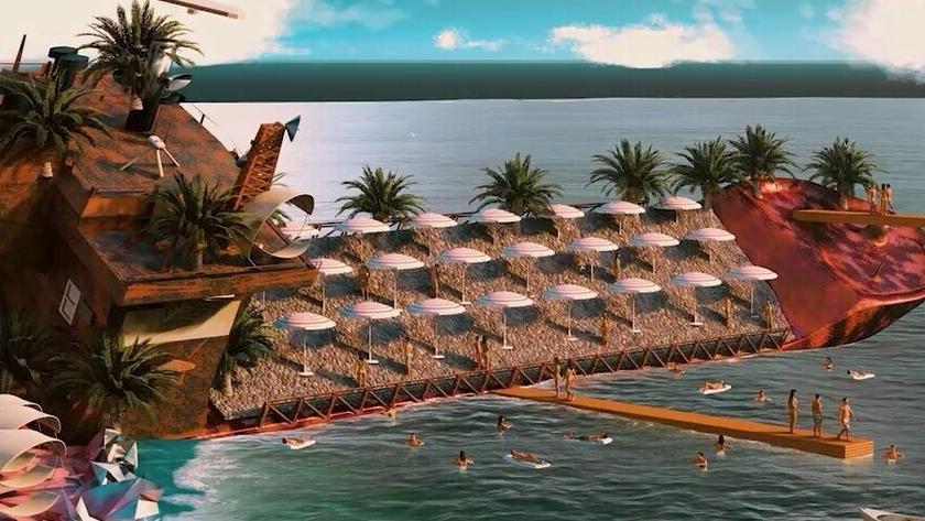 Uno screenshot del video su Cargo Beach