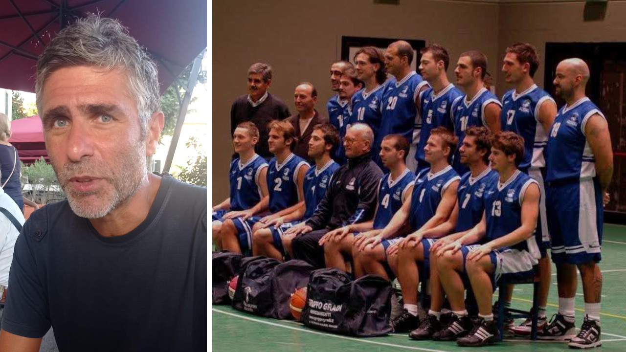 David Cremonini; nella foto a destra indossa la maglia numero 7 