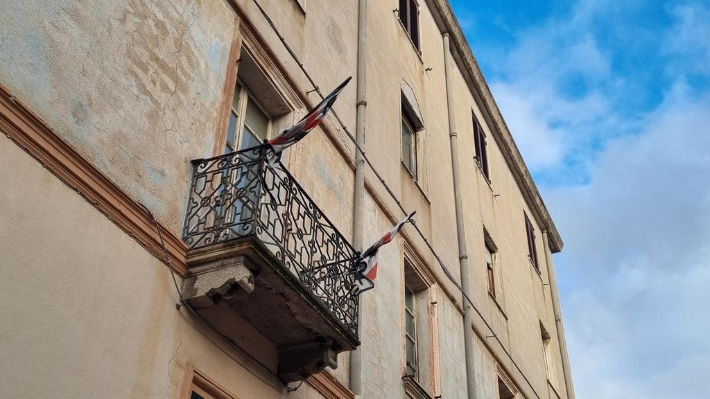 La sede del Psd'Az di Nuoro in via Roma (foto Massimo Locci)
