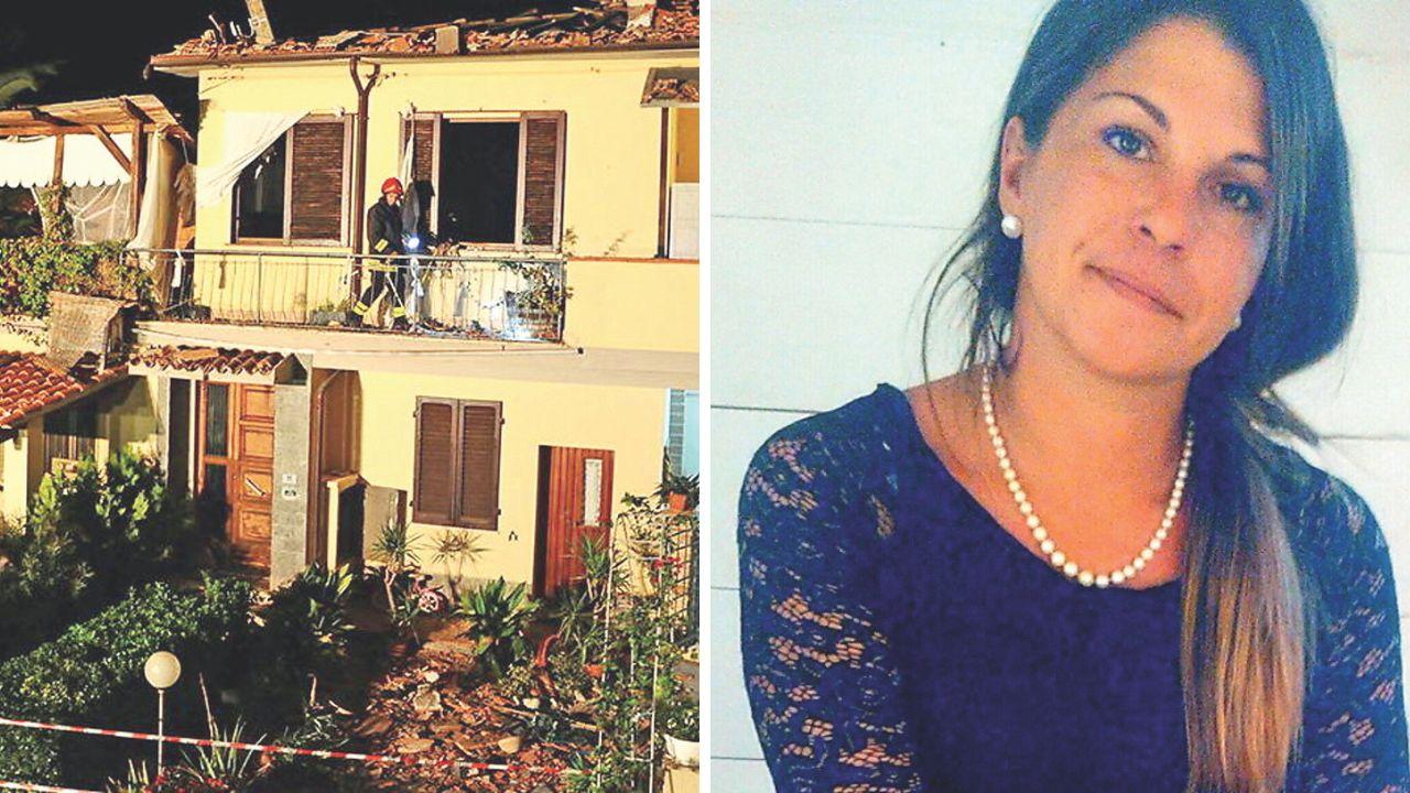 La villetta dopo l'esplosione e Martina Rossetti