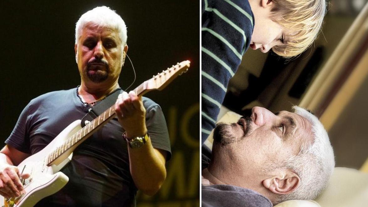 Pino Daniele e il figlio Francesco