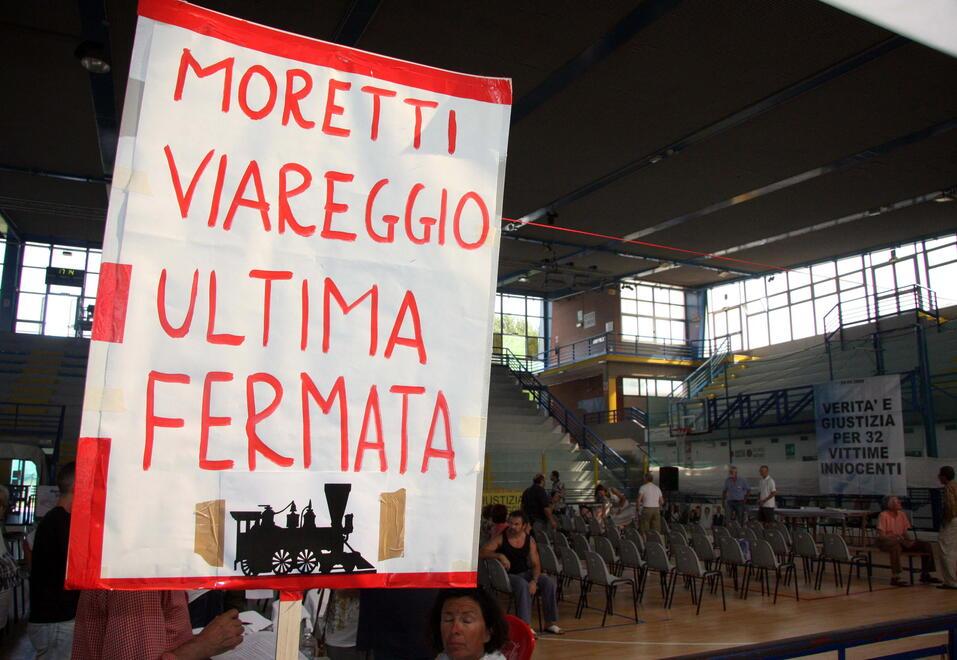 
	Un evento organizzato dai familiari delle vittime del disastro ferroviario di Viareggio (foto d&rsquo;archivio)

