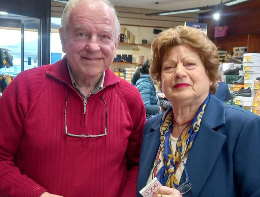 
	Giancarlo Petroni e la moglie Marta Franchi, coppia nella vita e nel lavoro

