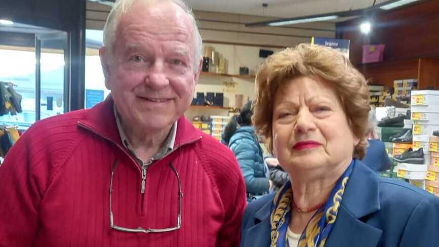 Giancarlo Petroni e la moglie Marta Franchi, coppia nella vita e nel lavoro