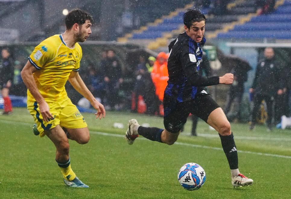 Un'azione dei nerazzurri