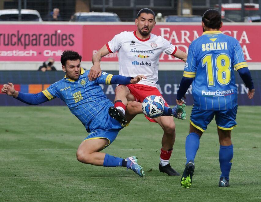 Un'azione dell'ultimo match