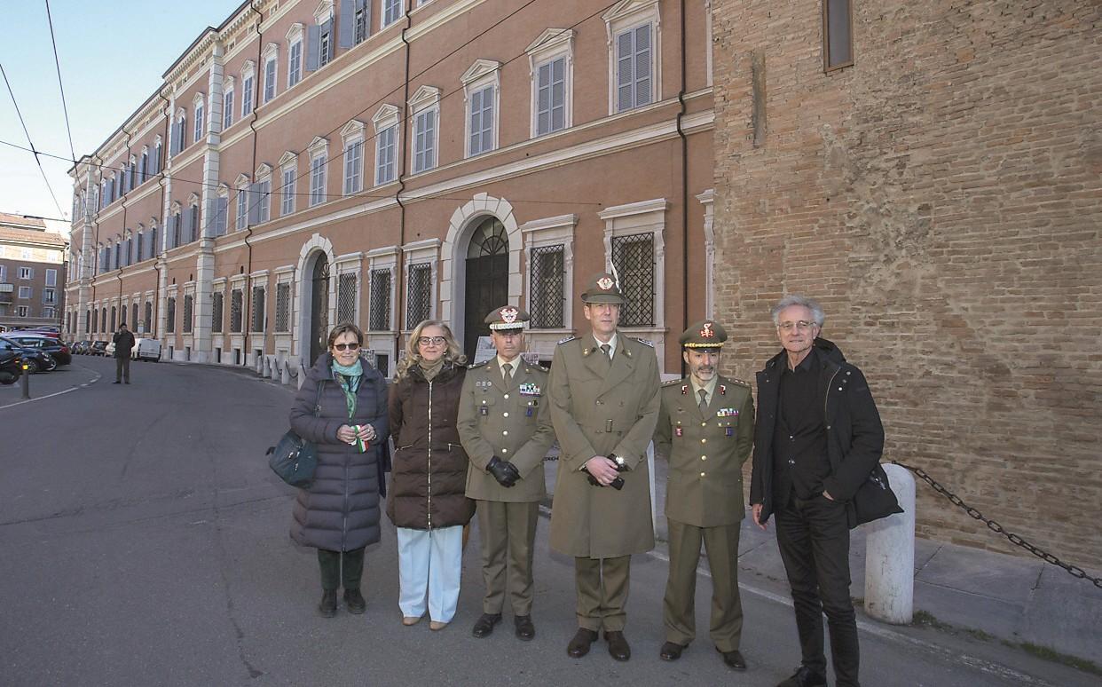 
	La facciata di via III febbrario "liberata" dai ponteggi

