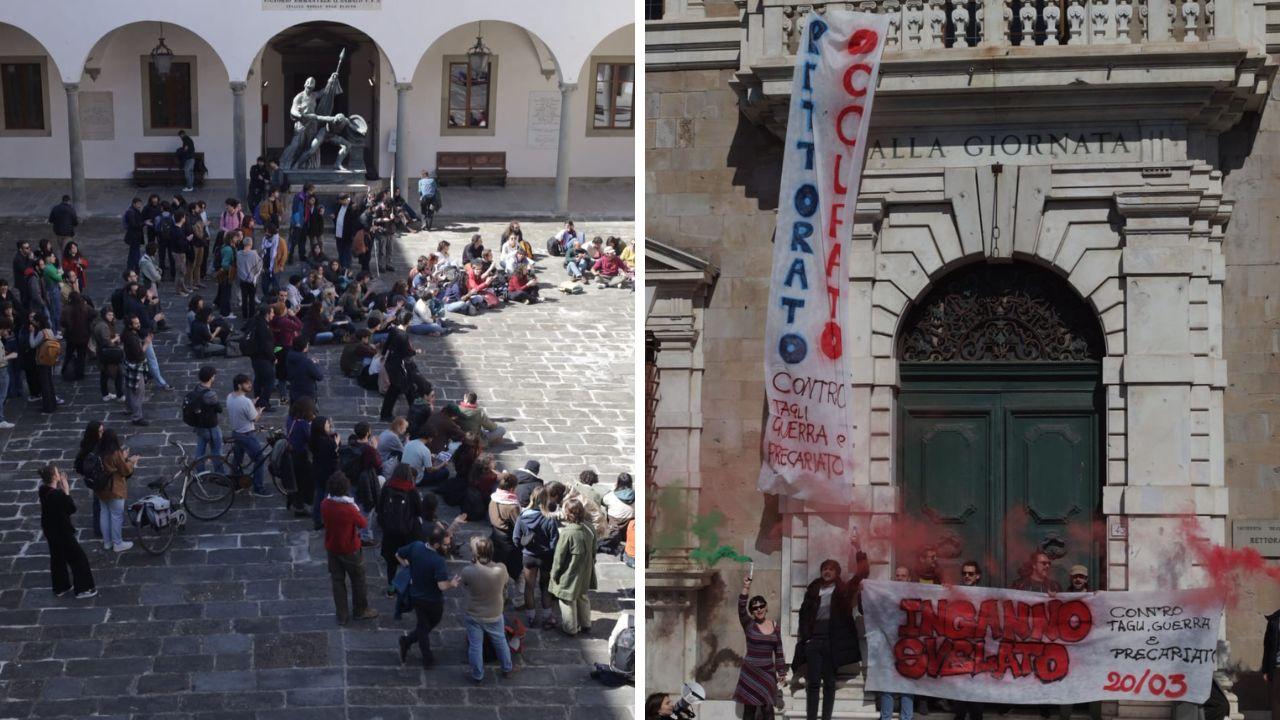 
	L'occupazione del rettorato di Pisa (foto concesse da Luca Mangiacotti)

