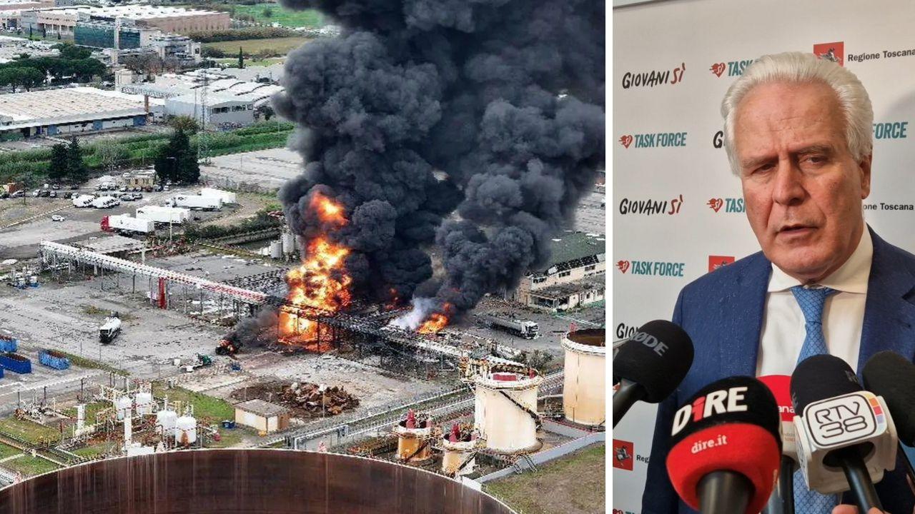 Esplosione a Calenzano, Giani: «Il deposito Eni non deve più stare lì»