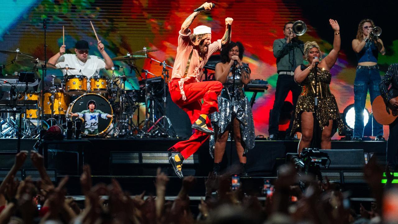 Jovanotti in uno dei concerti già andati in scena in altre città