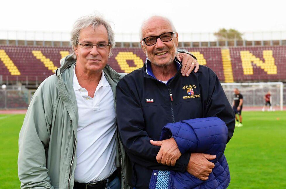 
	Da sinistra, il presidente Stefano Conti e Sauro Brondi (foto Novi/ Picchi calcio)

