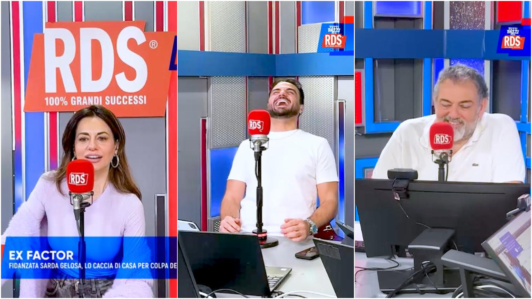 Lo scherzo di Rds scatena la gelosia in diretta: «Bellobè fai le valigie, via da casa mia» – VIDEO