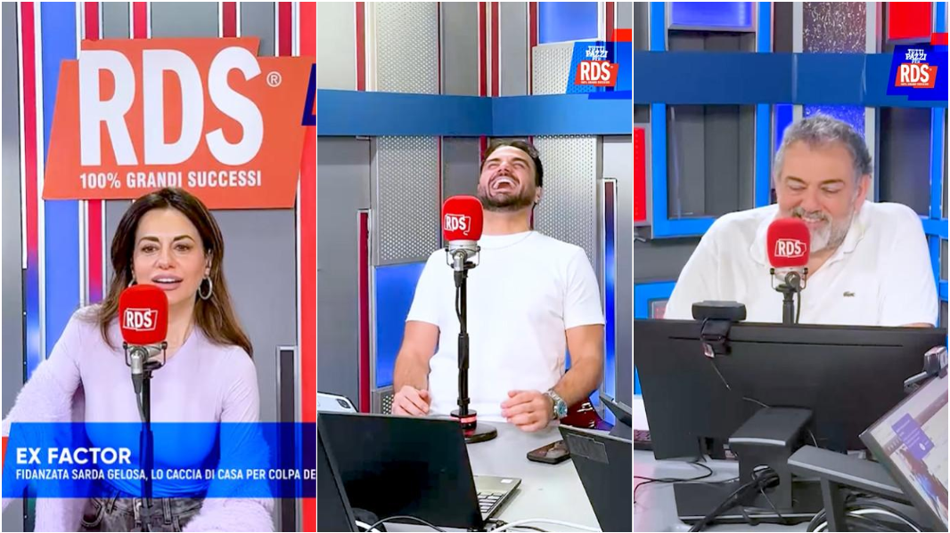 Lo scherzo di Rds scatena la gelosia in diretta: «Bellobè fai le valigie, via da casa mia» – VIDEO