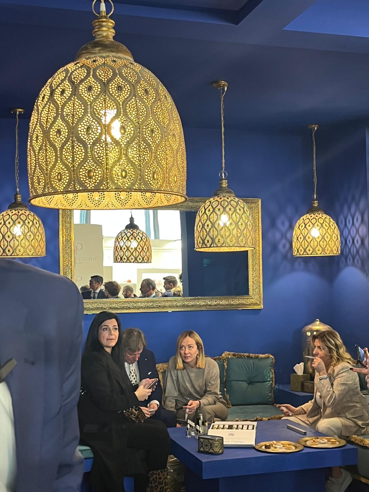 
	Giorgia Meloni, presidente del Consiglio, in visita al Cosmoprof

