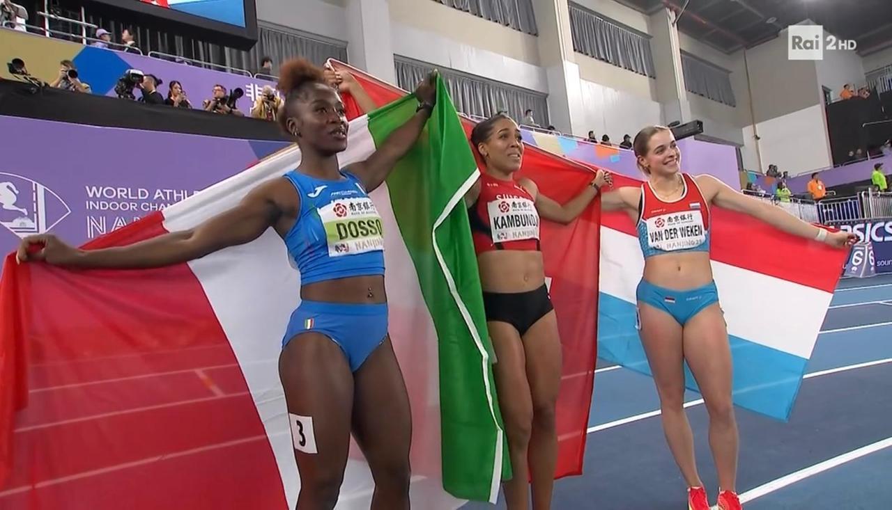 Atletica, Zaynab Dosso argento nella finale mondiale dei 60 metri indoor