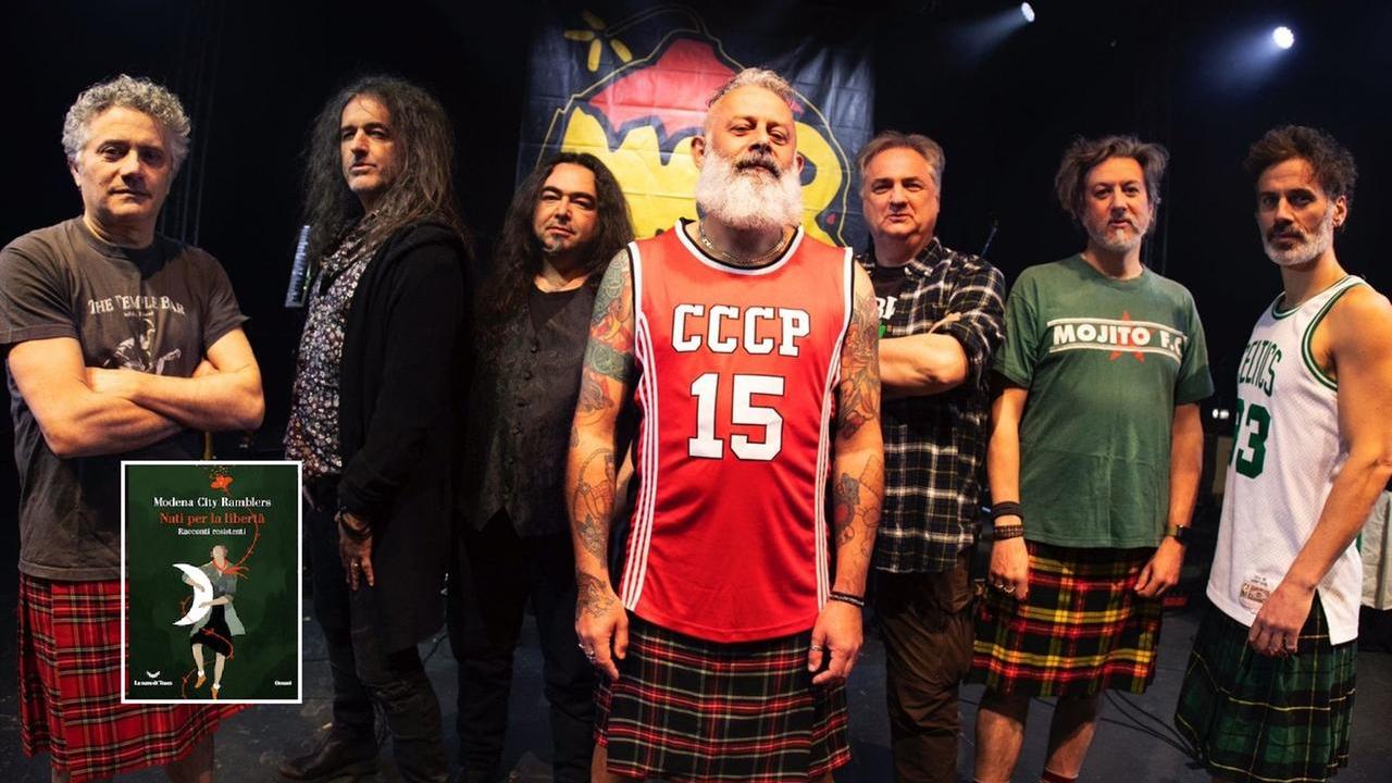 I Modena City Ramblers e la copertina del libro