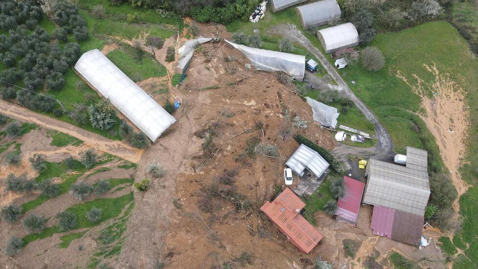 Una frazione di Quarrata colpita dal maltempo di metà marzo (foto Nucci)